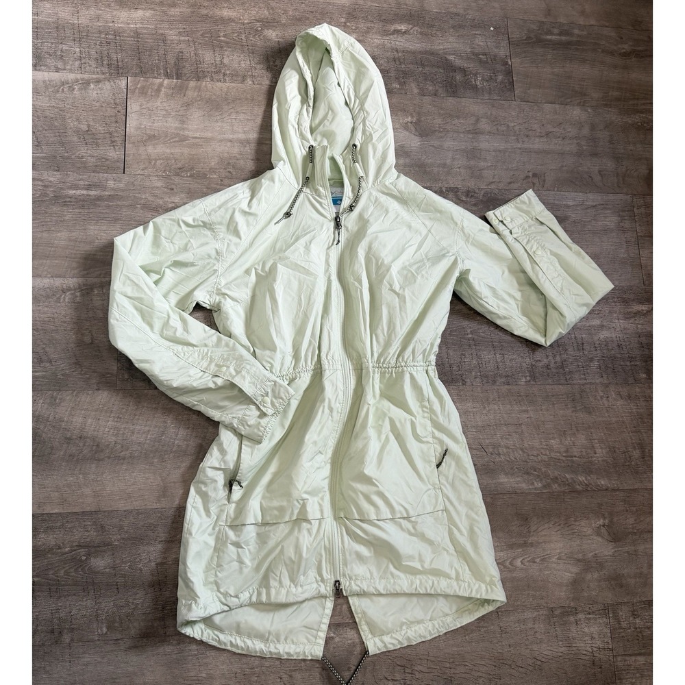 Columbia Womens Weekend Adventure II Long Shell Jacket Medium Waterproof Rain